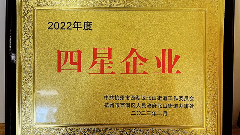 西湖小貸榮獲北山街道“2022年度經(jīng)濟(jì)工作先進(jìn)集體四星企業(yè)”稱(chēng)號(hào)