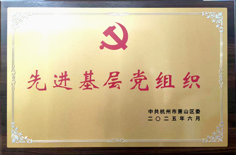 新光公司黨支部榮獲“蕭山區(qū)先進(jìn)基層黨組織”稱號